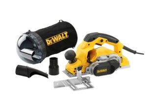 Elektrický hoblík DeWALT 82mm+ vak na hobliny DEWALT