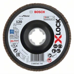 Kotouč lamelový Bosch Professional Best for Metal X571 X-LOCK 125 mm 120 BOSCH