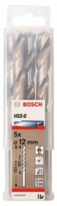 Vrtáky HSS-G Standartline 12×101×151 (5 ks/balení) BOSCH