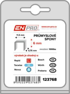 Spony PROFI 530/10 mm (1000 ks/bal) EURO NARADI