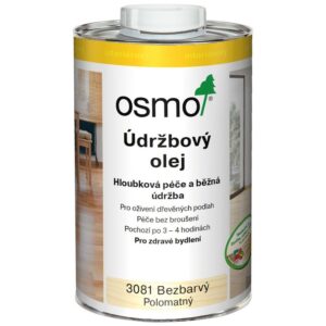 Olej údržbový Osmo 3081 bezbarvý 1 l AU-MEX