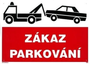 Zákaz parkování - odtah