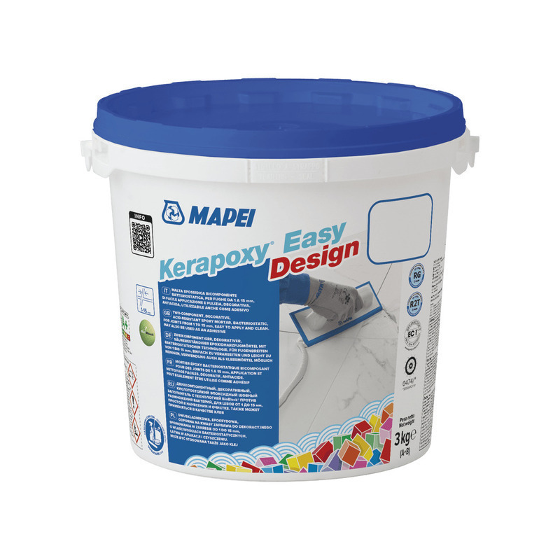 Malta spárovací Mapei Kerapoxy Easy Desing 111 stříbrošedá 3 kg Mapei