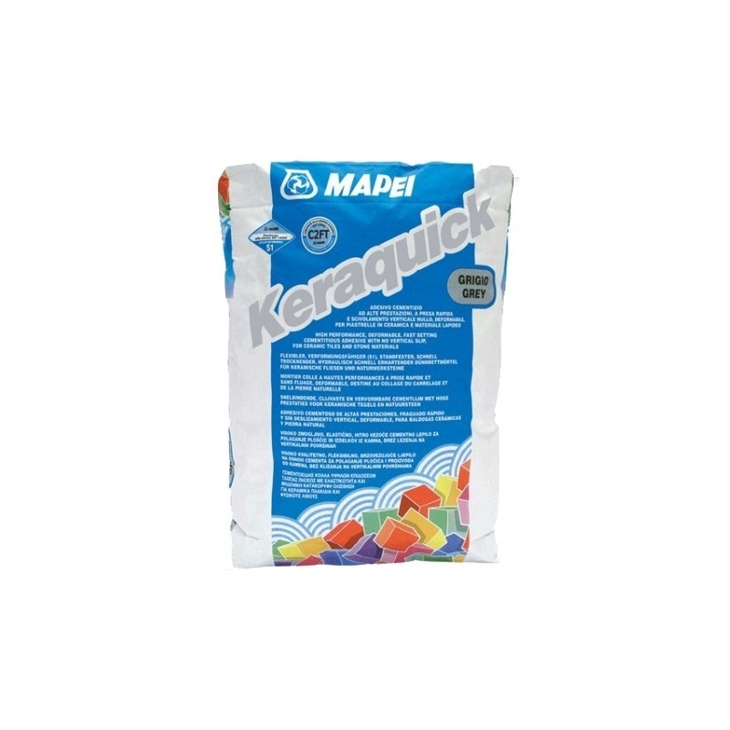 Lepidlo cementové Mapei Keraquick Maxi S1 šedé 25 kg MAPEI