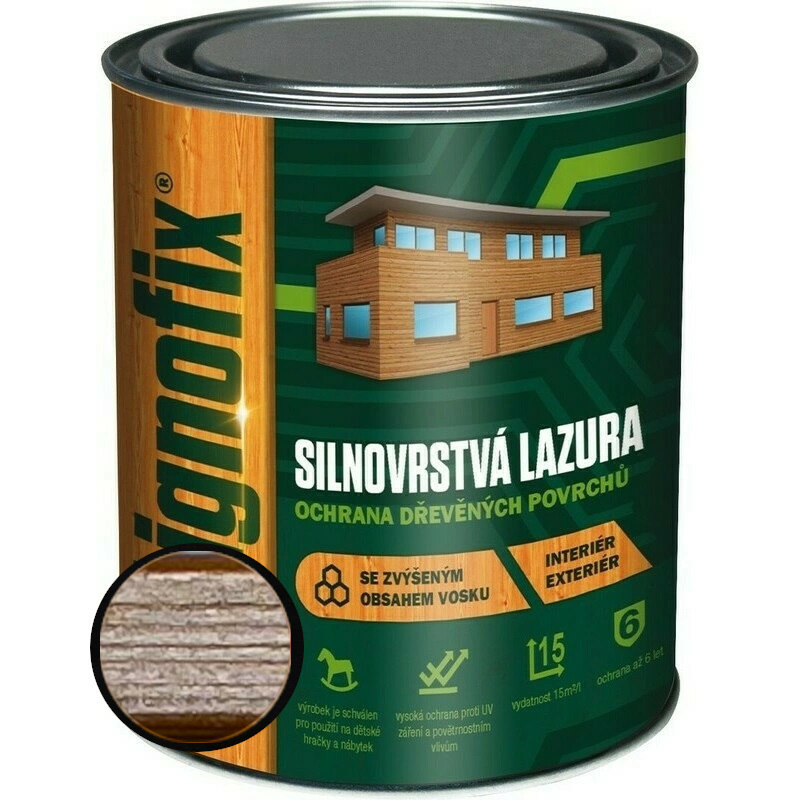 Lazura silnovrstvá Lignofix zlatý dub