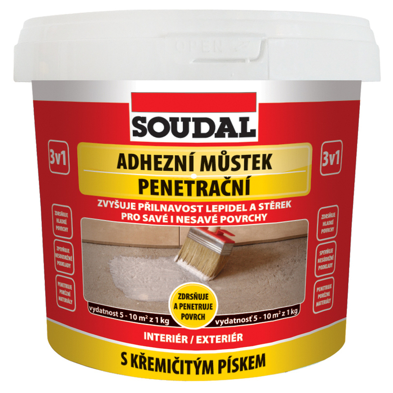 Můstek adhezní penetrační Soudal 1 kg Soudal