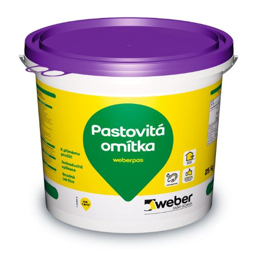 Omítka pastovitá weberpas aquaBalance zrnitá 1