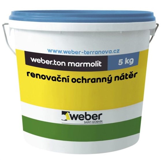 Nátěr ochranný renovační weberton marmolit M091 15 kg weber