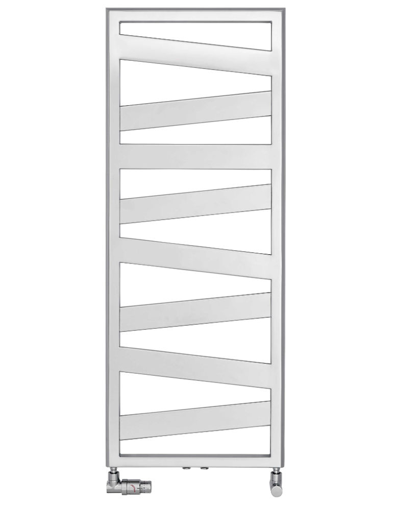 Radiátor trubkový Zehnder Kazeane RKC 500×1266 mm chrom Zehnder