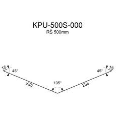 Úžlabí RS500S-135 SP25 RAL7035 0