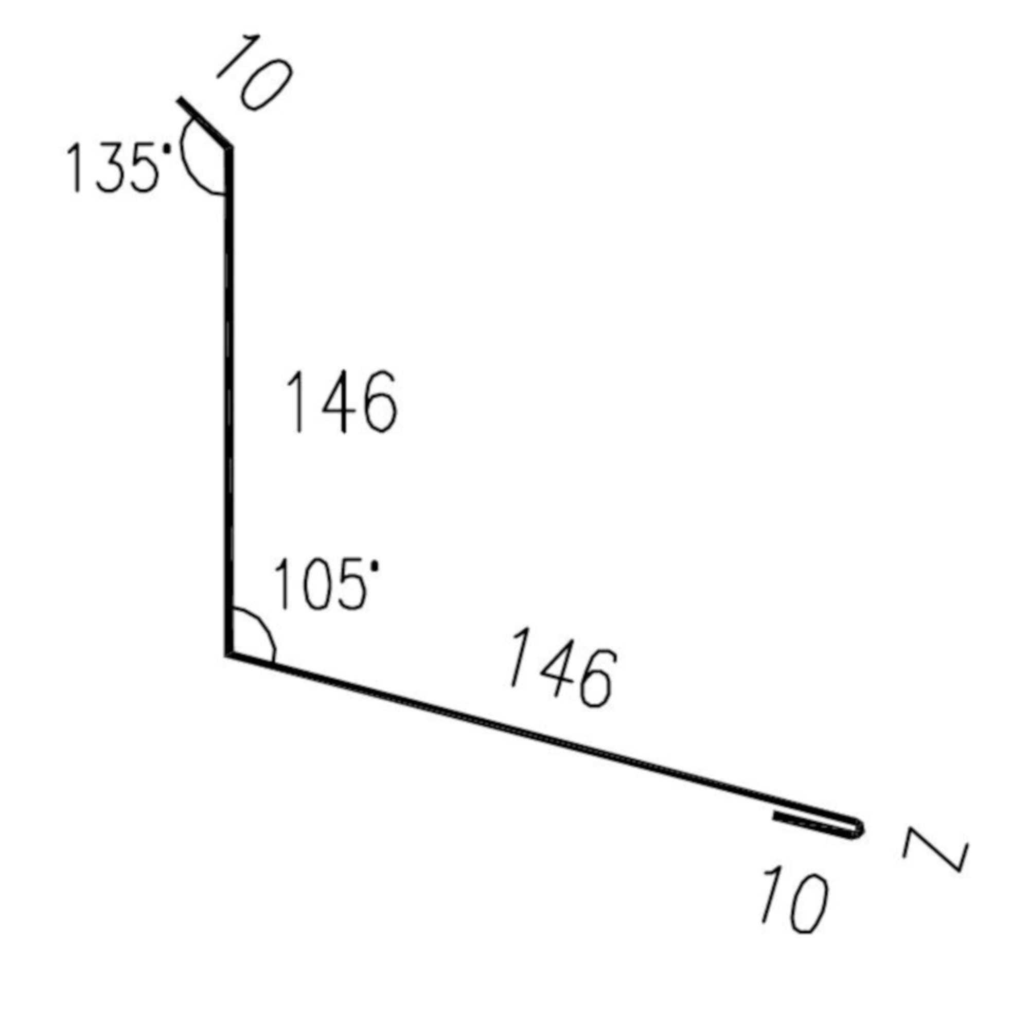 Lemování zdi rovnoběžné s okapem RS312S-105 SP35 2M15A 0