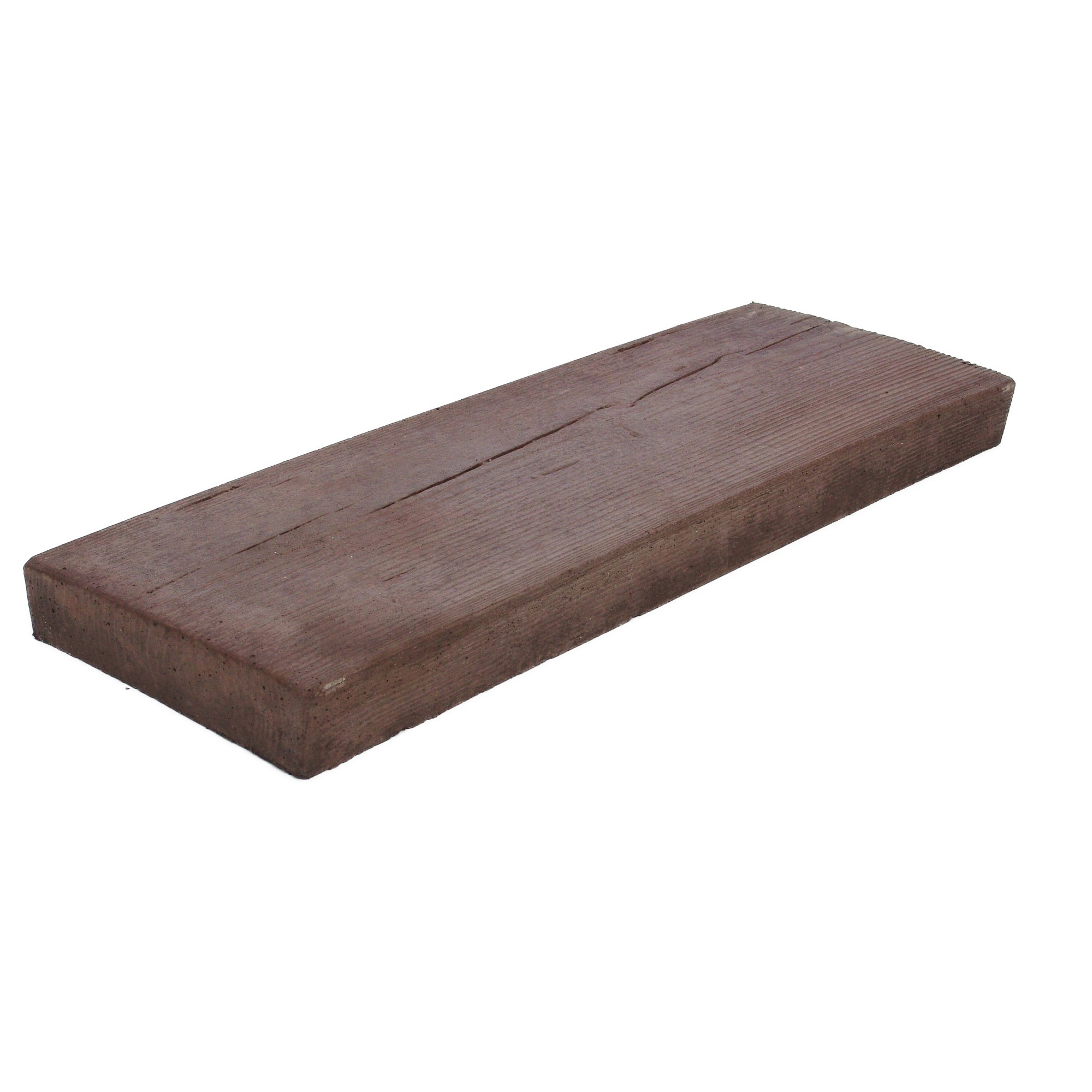 Dlažba betonová Presbeton BARK 8 reliéfní prkno hnědá 200×600×50 mm PRESBETON