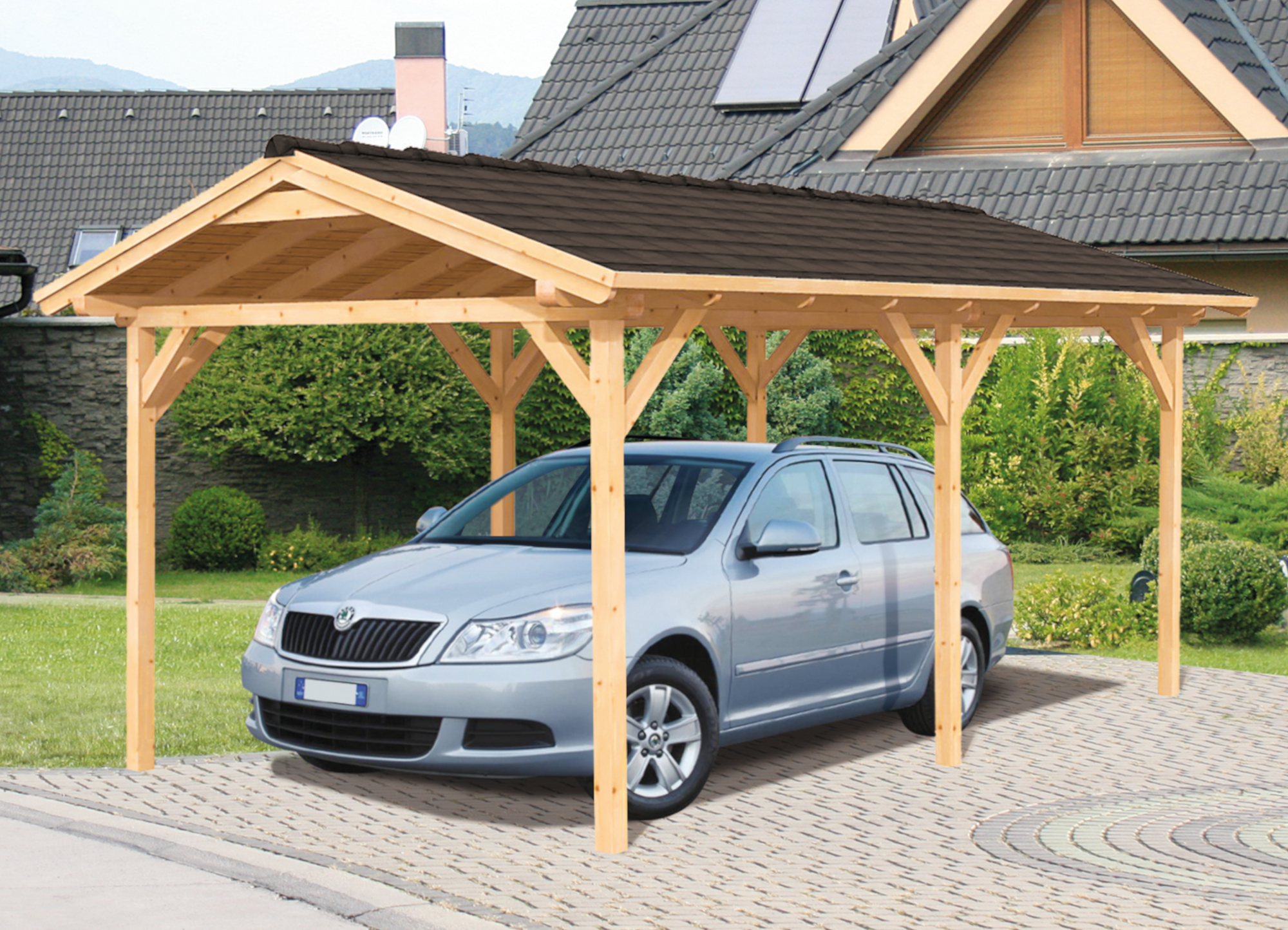 Stání garážové Carport Drive BPP s.r.o.