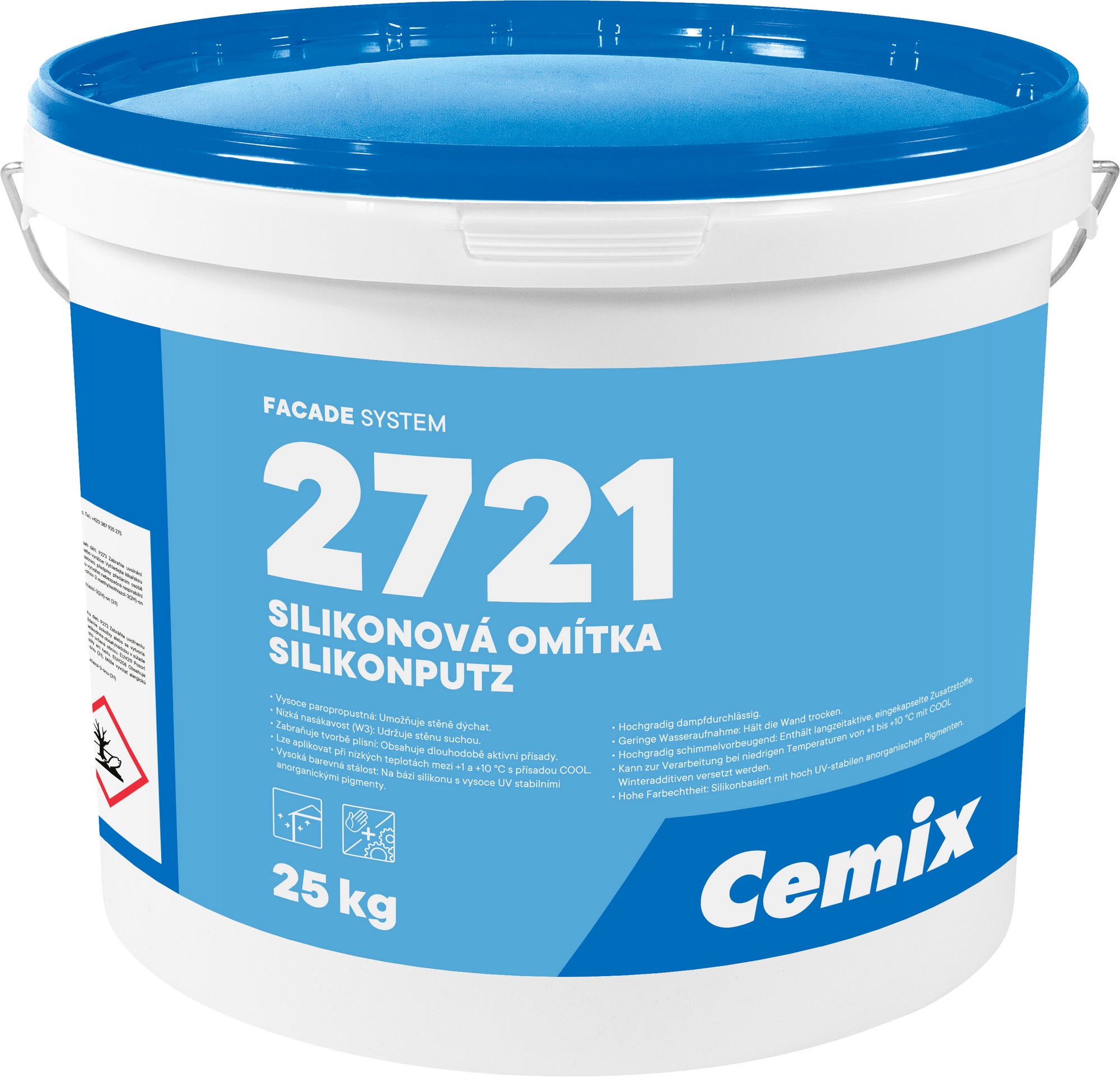 Omítka silikonová Cemix 2721 Z 3 mm bezpř.