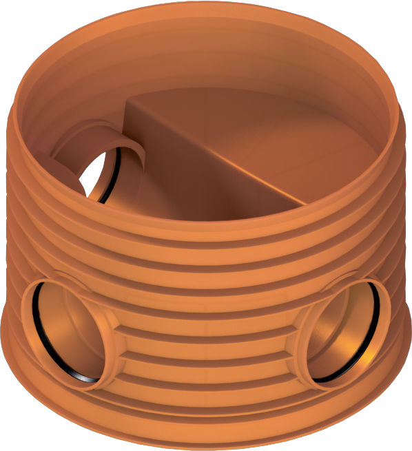 Dno šachtové DN 600 DN 250 0 °-180 °