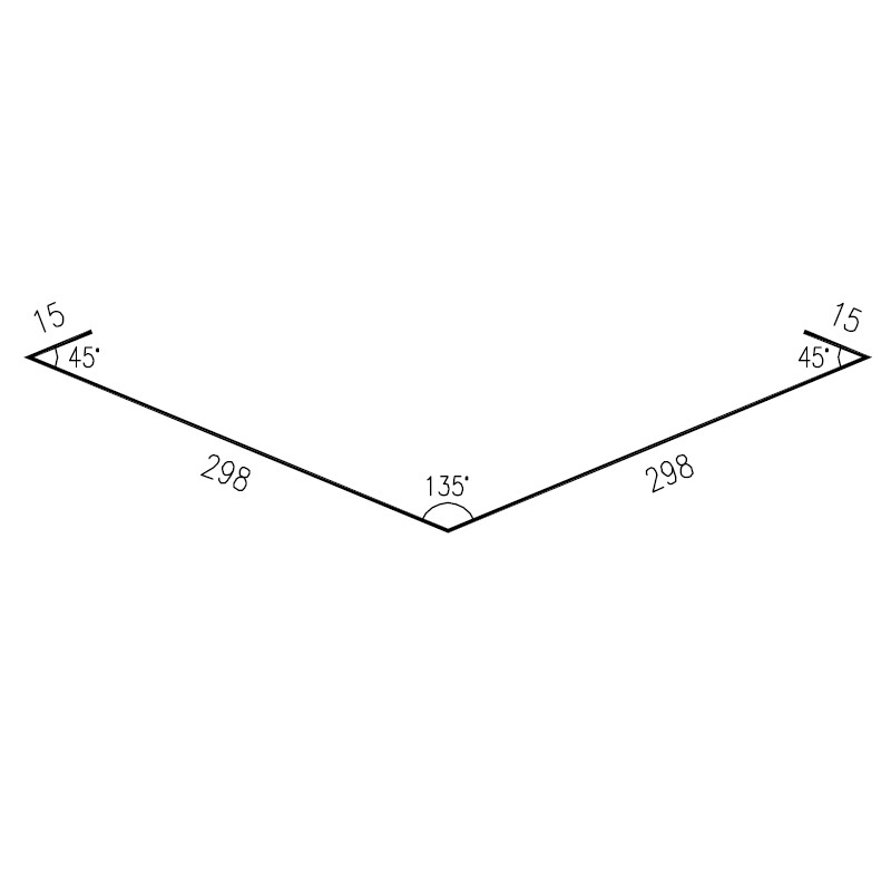 Úžlabí RS625S-135 SP25 RAL9010 0