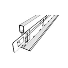 Profil hlavní AMF Ventatec pro kazetové podhledy (24×38×3600 mm)