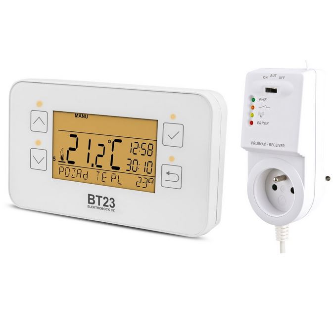 Termostat bezdrátový digitální Elektrobock BT23 RF ELEKTROBOCK