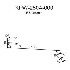 Oplechování římsy RS250A SP35 2V16A 0