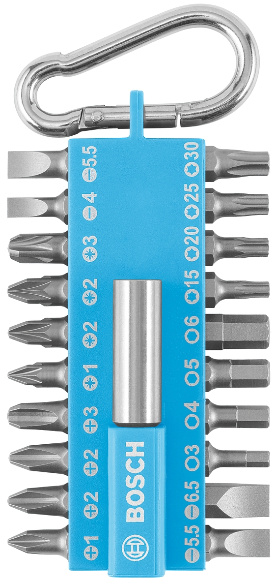 Sada šroubovacích bitů s karabinou Bosch 21 ks BOSCH