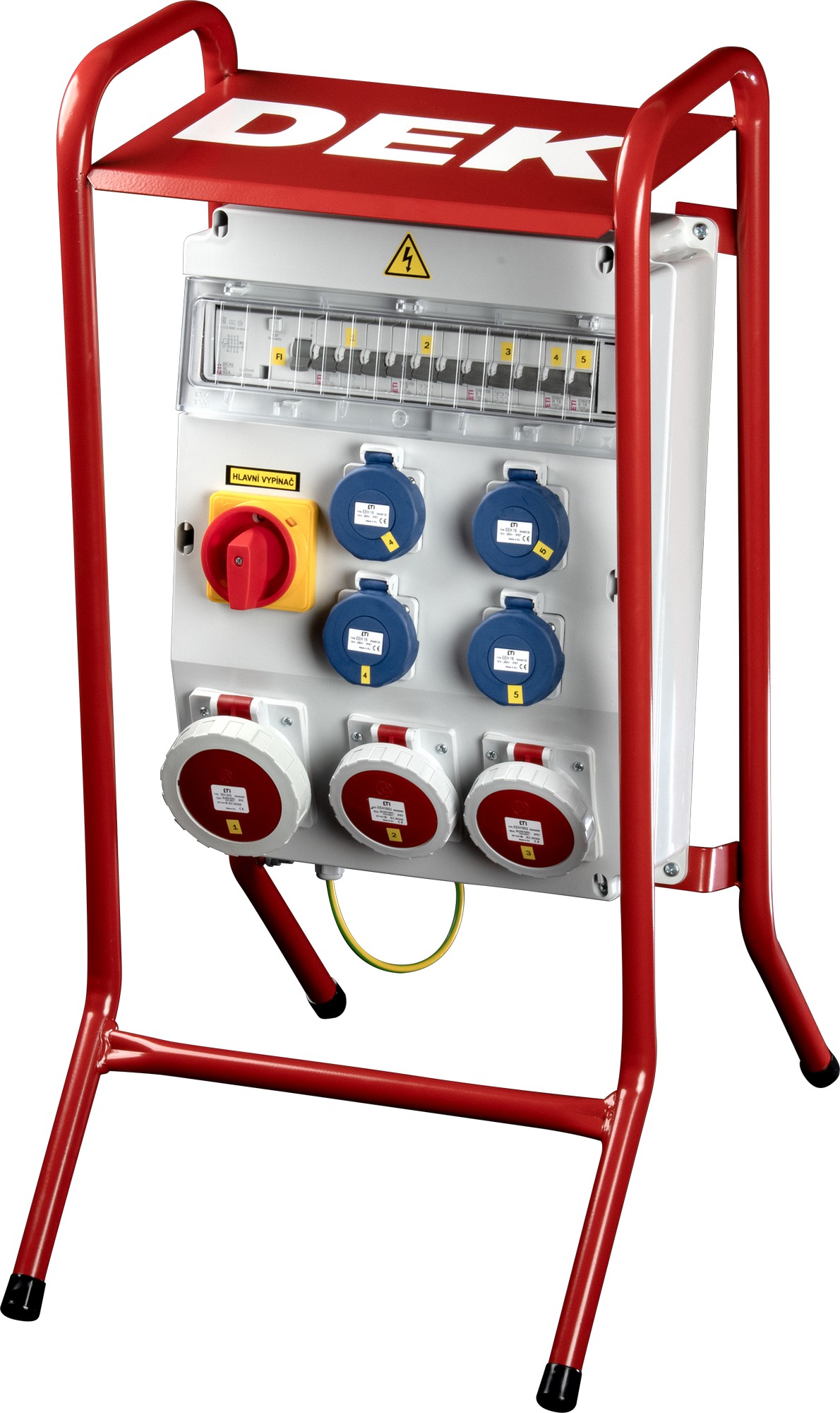 Rozvaděč staveništní s fakturačním elektroměrem DEK EDS16S 4-2/3-5 16/32-VYP-EL DEK