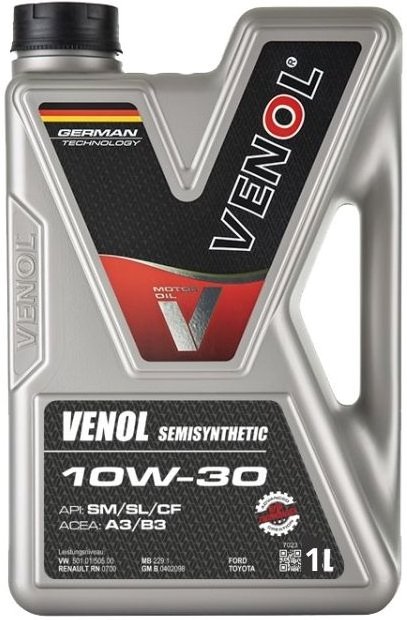 Olej motorový Venol Semisynthetic 10W-30