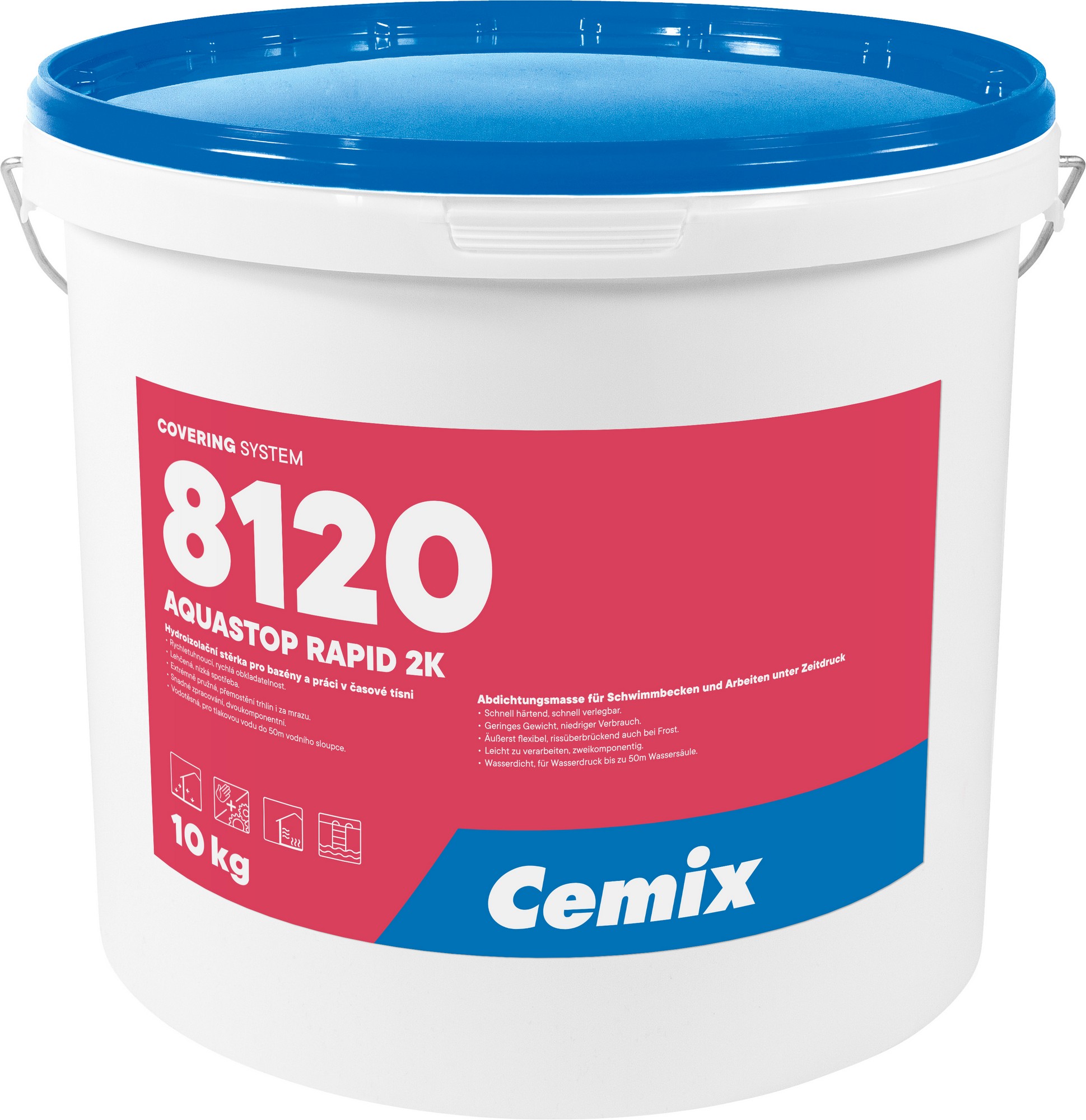 Hmota hydroizolační Cemix 8120 AQUASTOP RAPID 2K 10 kg Cemix