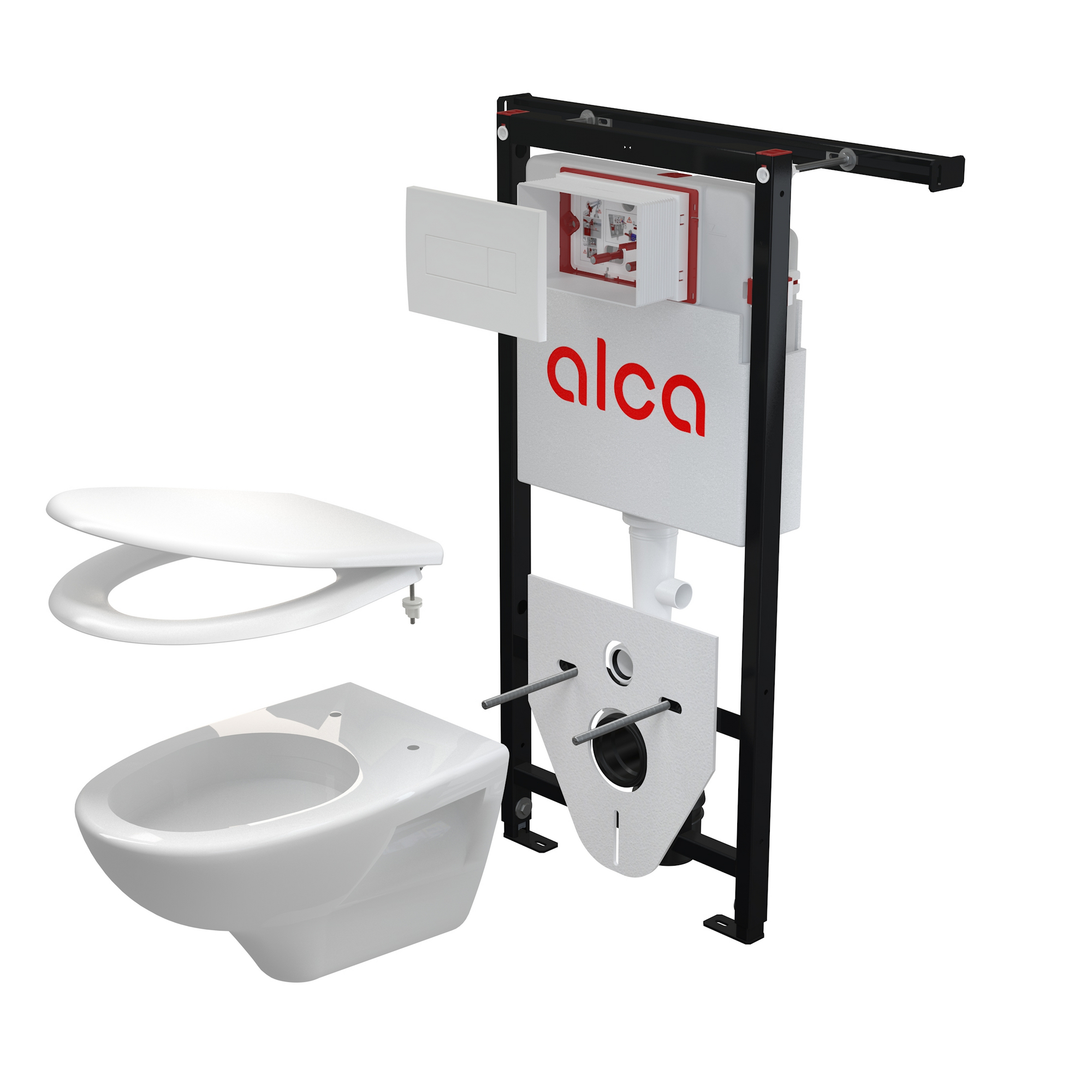 Set 5v1 pro závěsné WC Alca Jádromodul AM102/1120 WC Rimflow ALCADRAIN