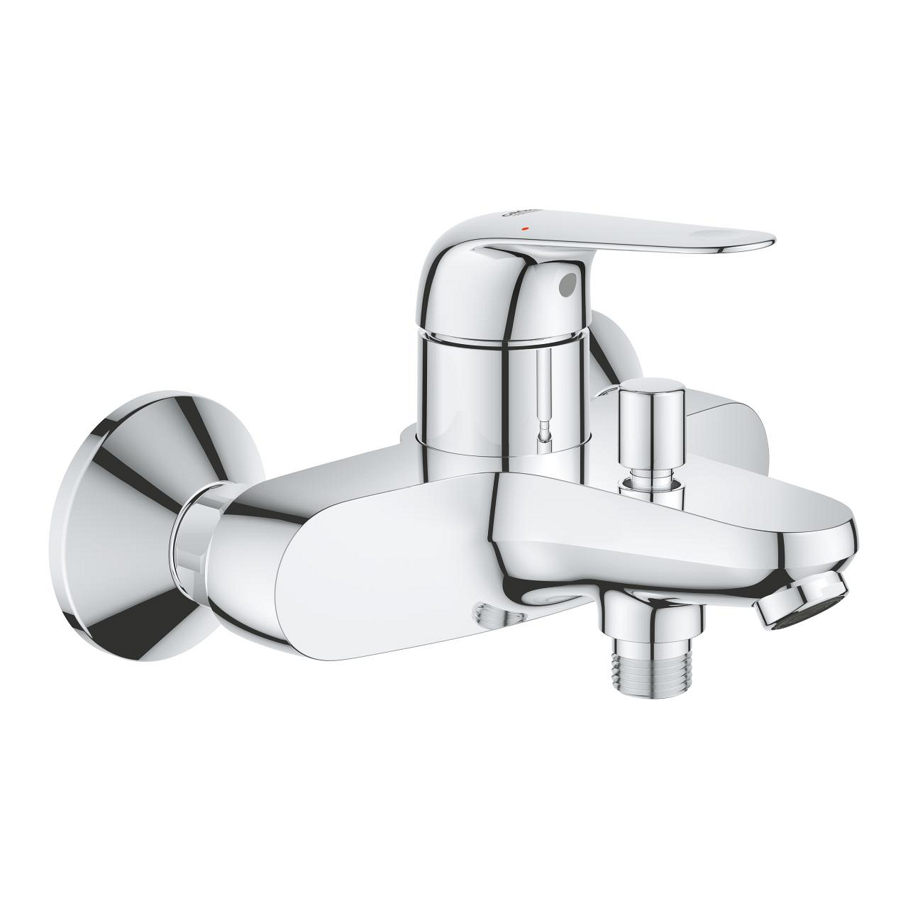 Baterie vanová nástěnná Grohe Euroeco 150 mm chrom s přepínačem 32743001 GROHE