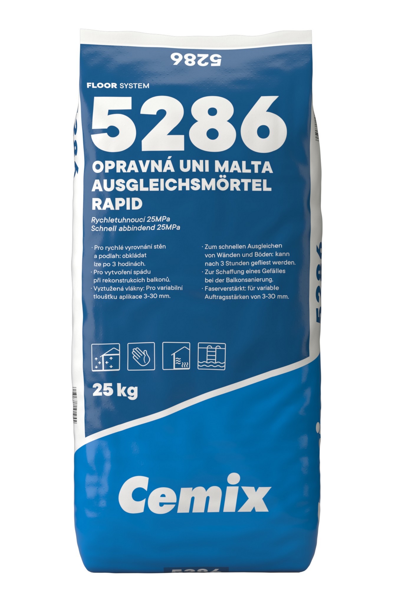 Stěrka opravná Cemix 5286 UNI 25 kg Cemix