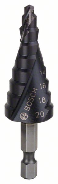 Vrták stupňovitý Bosch HSS-AlTiN 4–20×70