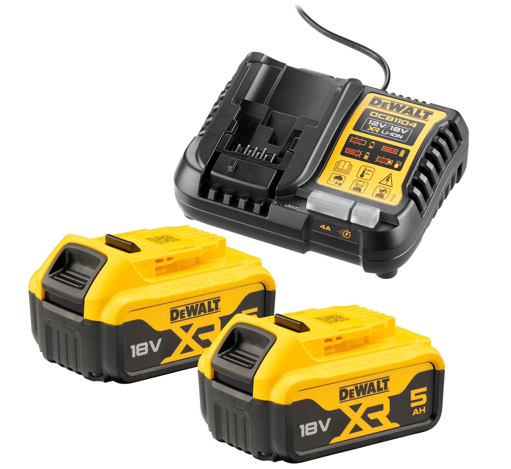 Akumulátory + nabíječka DeWALT DCB1104P2 DeWALT