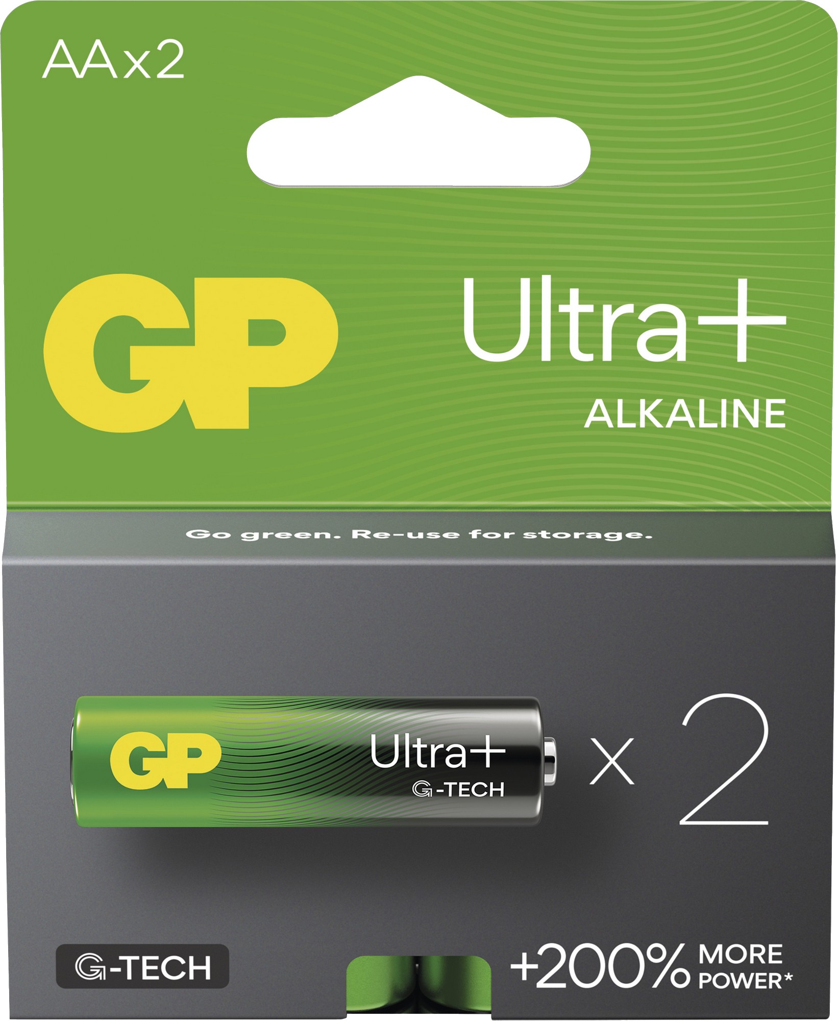 Baterie GP Ultra Plus Alkaline AA 2 ks GP