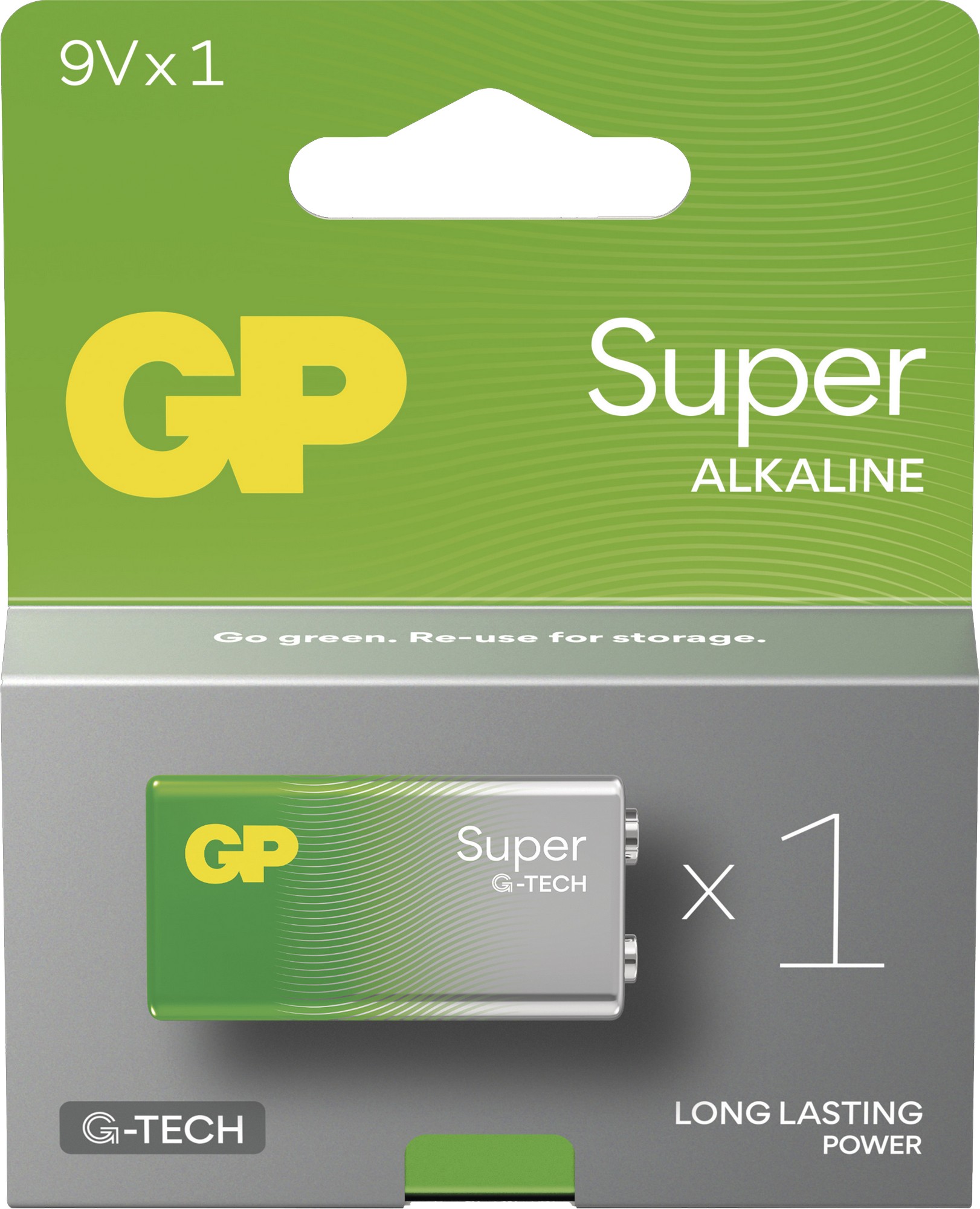 Baterie GP Super Alkaline 6LR61 1 ks GP