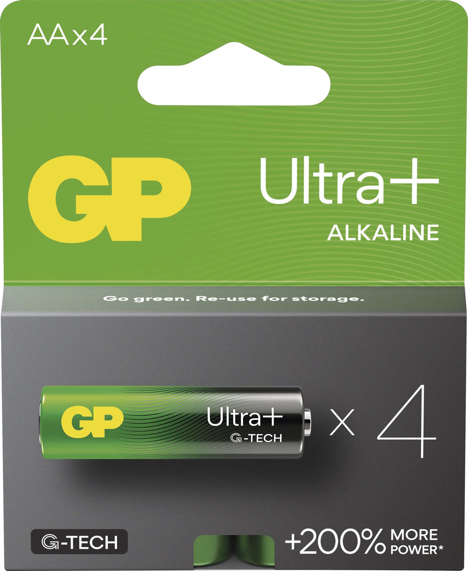 Baterie GP Ultra Plus Alkaline AA 4 ks GP