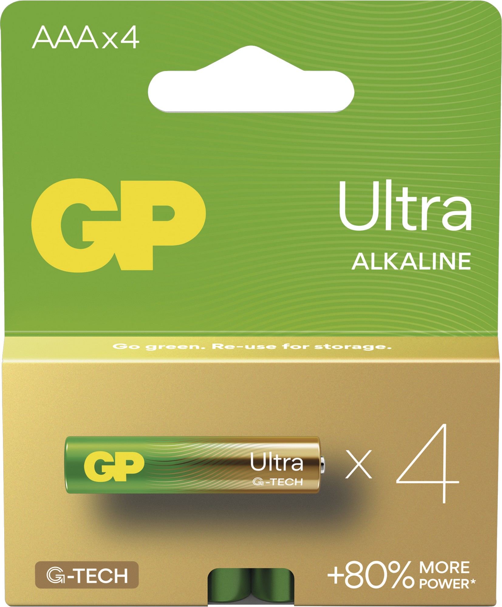 Baterie GP Ultra Alkaline AAA 4 ks GP