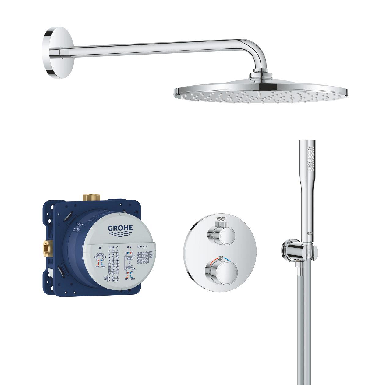 Systém sprchový termostatický Grohe Grohtherm s Rainshower Mono 310 34869000 GROHE